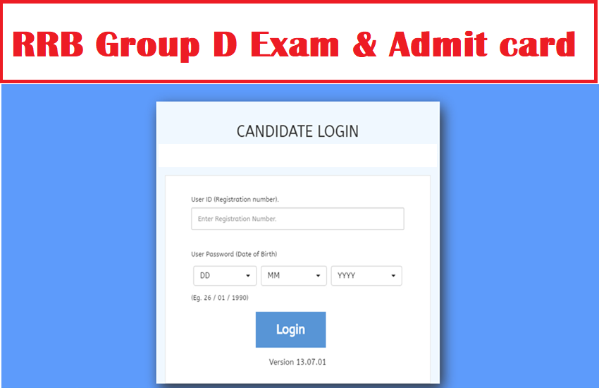 rrb group d, rrb 4th class, rrb group d exam date, group d admit card download link
