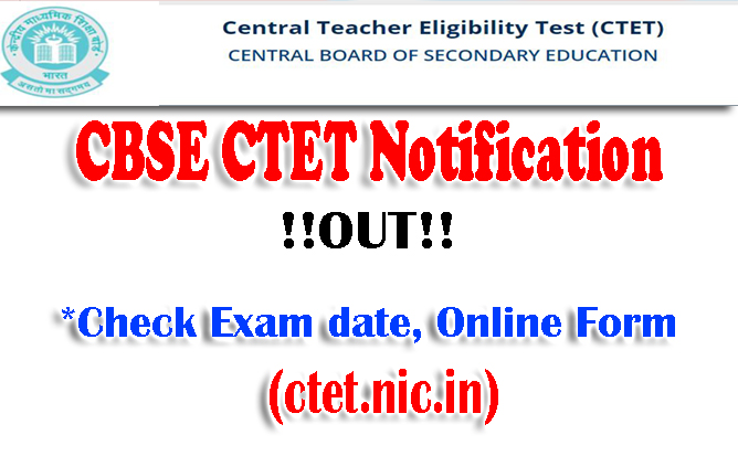 CBSE CTET 2022, CBSE CTET December 2022, CTET Exam 2022-2023, CTET Application Form, Exam Date, Salary, Notification pdf