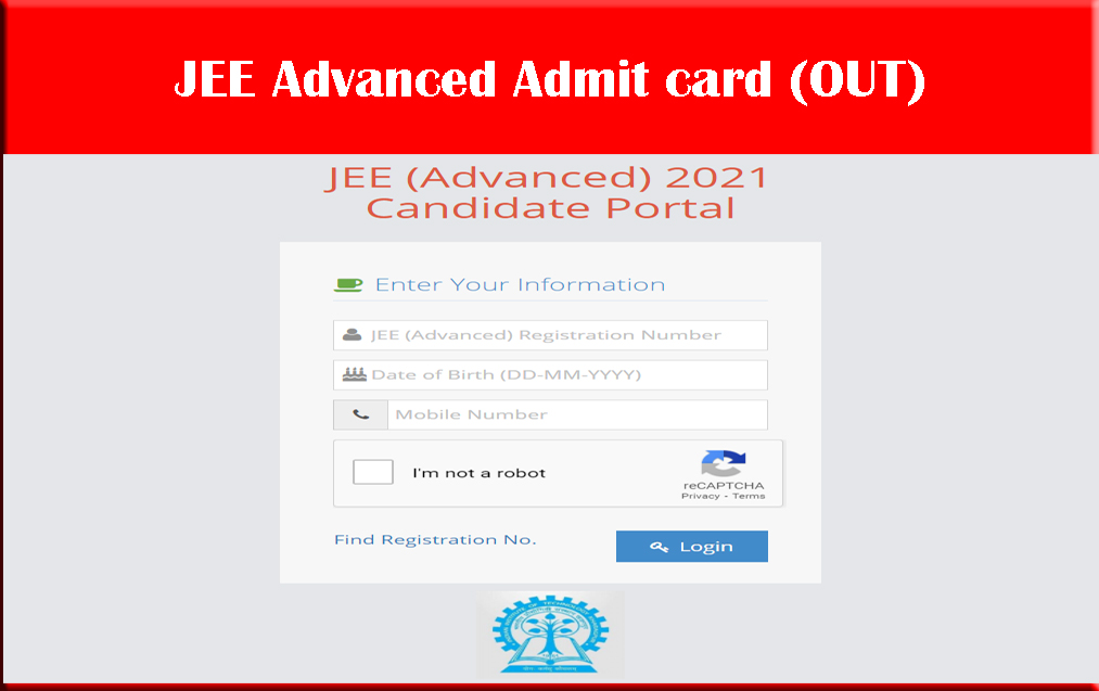 JEE Advanced Admit card 2022 Download hall ticket exam date cportal.jeeadv.ac.in 
