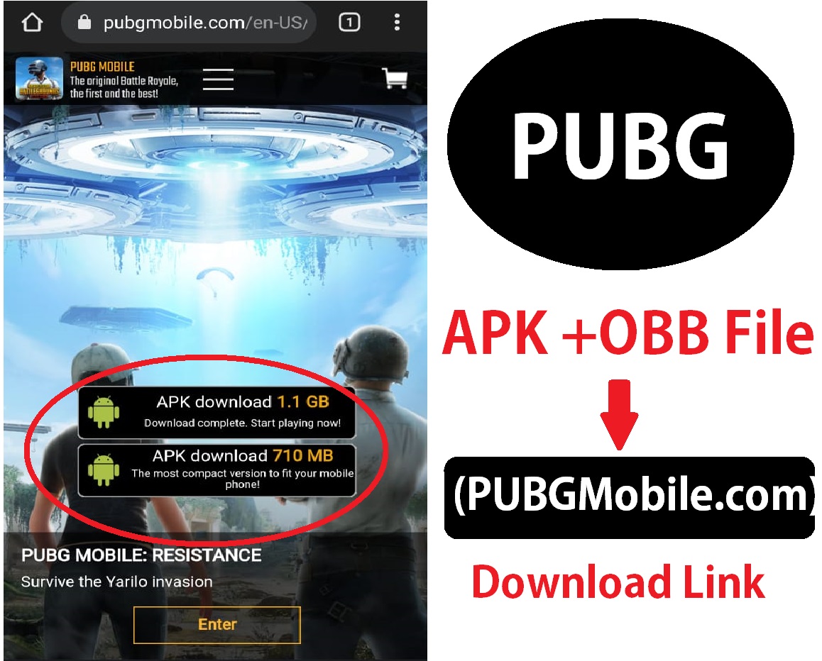 PUBG GL 2.7 64 Bit APK + OBB Download C5S13