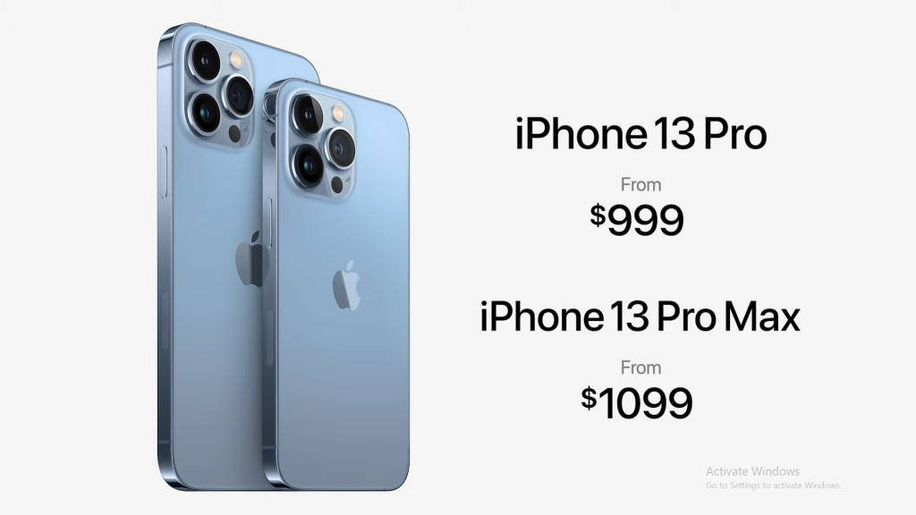 iphone 13 pro & Max price