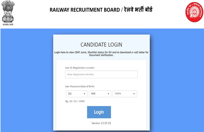 rrb ntpc result login, ntpc cbt exam result out