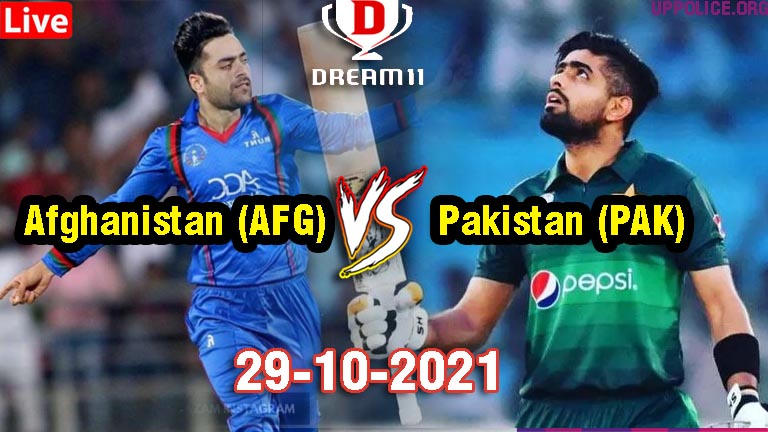 Match 24 Afghanistan Vs Pakistan T20 World Cup 2021 Today Playing Xi Dream11 Live News 4169