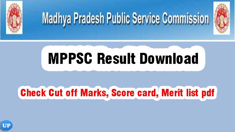 MPPSC Result Download, MPPSC Prelims Exam 2022-2023 Result pdf, Cut off marks, Score card, merit list pdf, State Service Exam, State Forest Service 