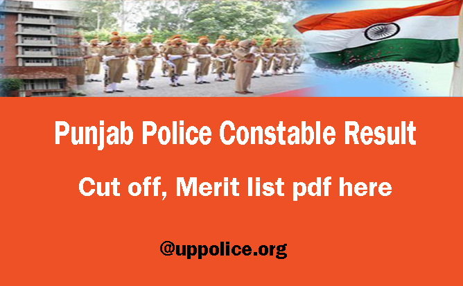 Punjab Police Constable Result 2022-23, Advt 02/2022 Constable result pdf, Cut off, merit list, Answer key 