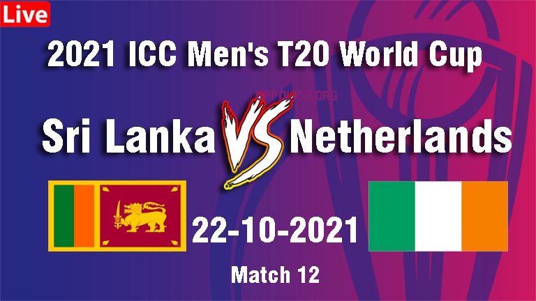 Sri lanka vs Netherlands T20 World Cup 2021 Live, SL VS NED Playing 11 Today match, Dream11 prediction