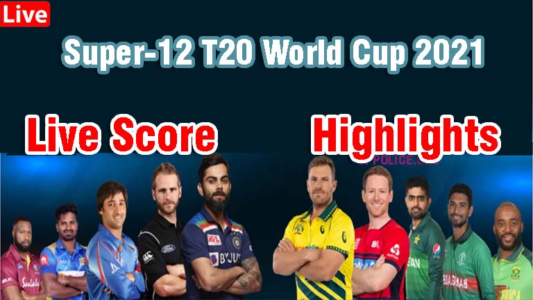 2021 table world points cup T20 World