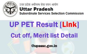 UP PET Result, Cut off, merit list pdf, UPSSSC PET Exam 2022-23, UPSSSC PET Result download pdf, UP PET Latest updates
