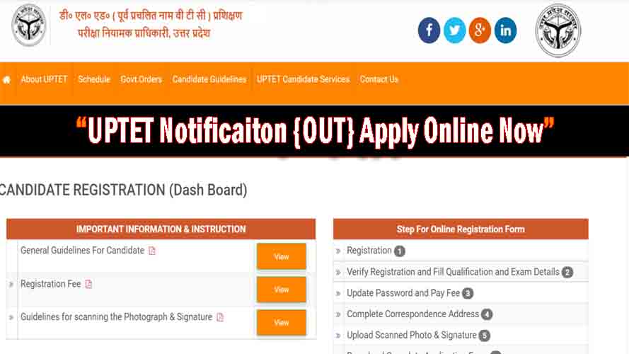 UPTET Notification pdf, UPTET 2022 Apply online, UP Teacher Eligibility test 2022-2023 Exam date, Application fees, Eligibility, UPBEB 2022 Teacher bharti