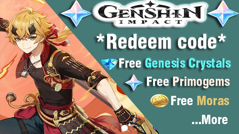 Genshin Impact Redeem Codes 2022 100 Working Free Primogems Redemption Code