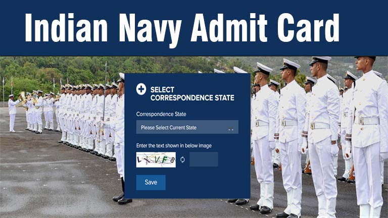 Indian Navy Admit Card, Sailors Exam 2022, Sailor (Navik) Admit card download, Join Indian Navy