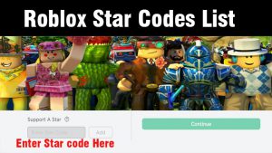 Roblox Star codes (Working)- April 2022- Full List