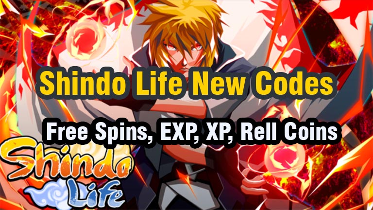 Roblox Shindo Life Codes, Roblox Shindo life new codes, FREE SPINS, RELL Coins, Roblox redeem code today