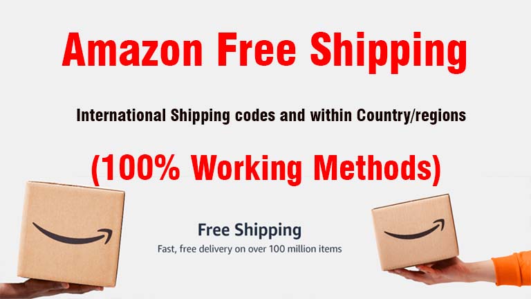 Amazon free Shipping, Amazon India free shipping without prime, Amazon UK Free shipping code, Free shipping for US, Australia, Amazon.com international free shipping minimum requirements