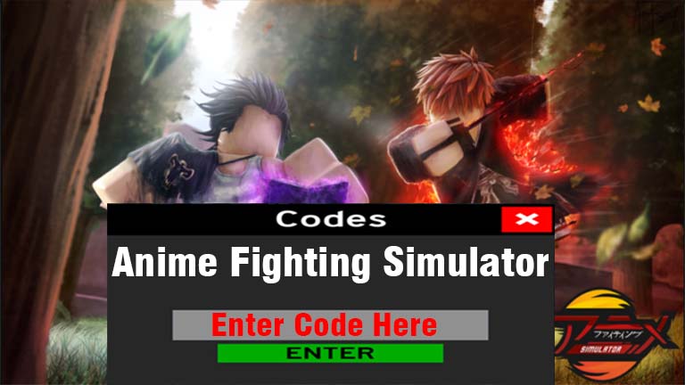Anime Fighting Simulator codes, Roblox anime fighters sim codes generators