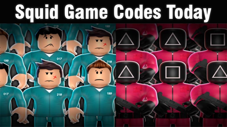 Squid Game codes today, Free Squid game robux codes