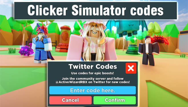 Roblox Clicker simulator codes 2022-2023 wiki