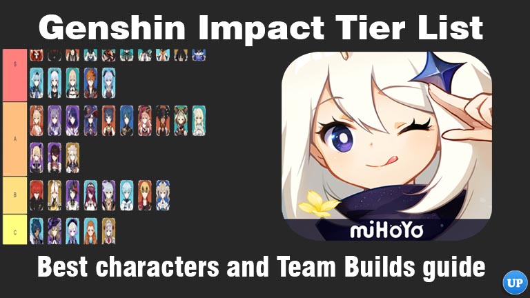 Genshin Impact tier list 2022, Genshin impact best characters rank list, Best team builds, genshin impact guides, 2.4 update characters tier list