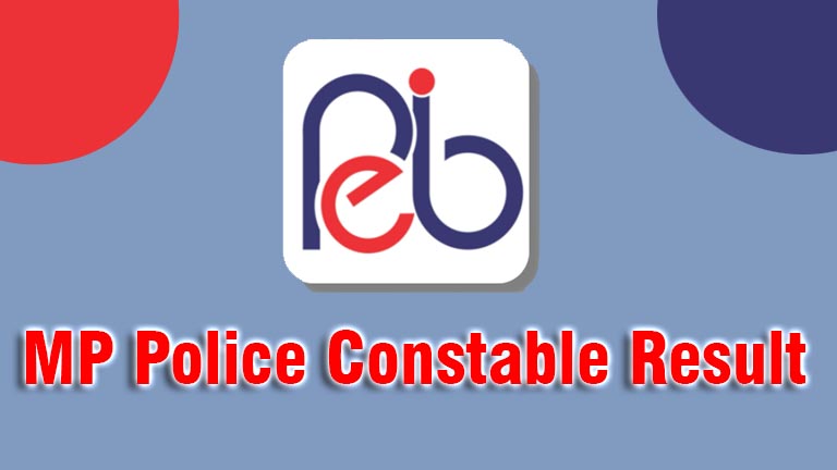 MP Police Constable Result 2022 MPPEB Announcement
