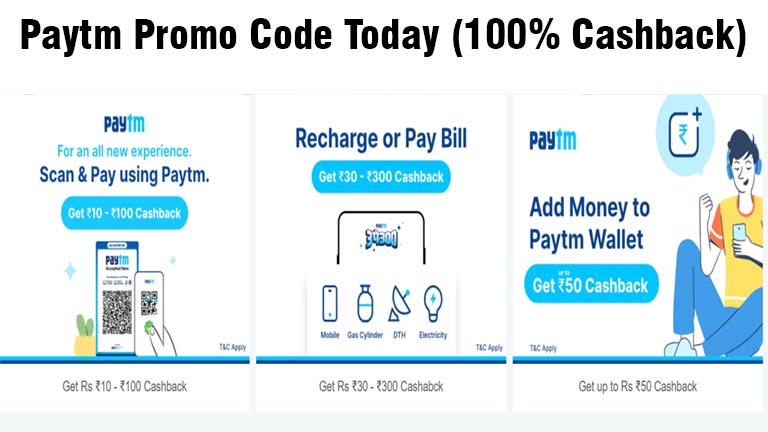 Paytm promo code today cashback offers, Paytm free promo codes 2022 today, Paytm cashback offers today, Paytm app free cash back coupons