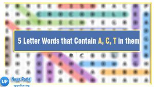 5 Letter Words that Contain A, C, T in them, ACT, TCA, CTA, ATC