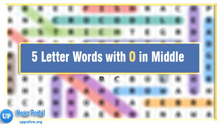 5 letter words with o in the middle