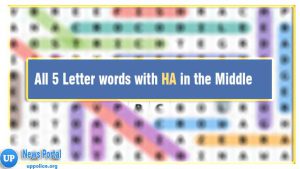 5 Letter words with HA in the Middle, H in second place, A in third place, wordle hints