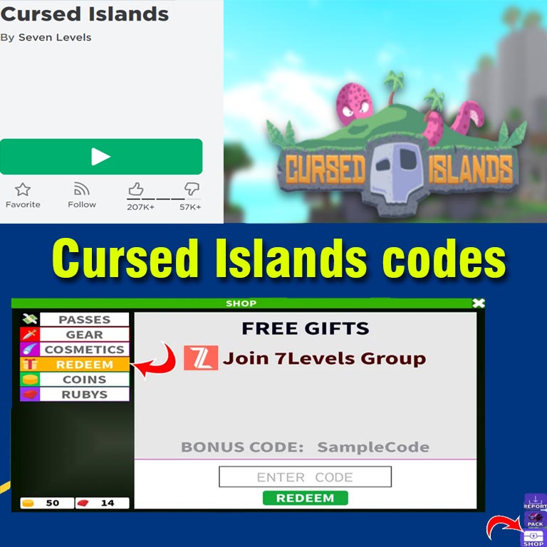 Roblox Cursed Islands Redeem Codes 2024 Free working code wiki