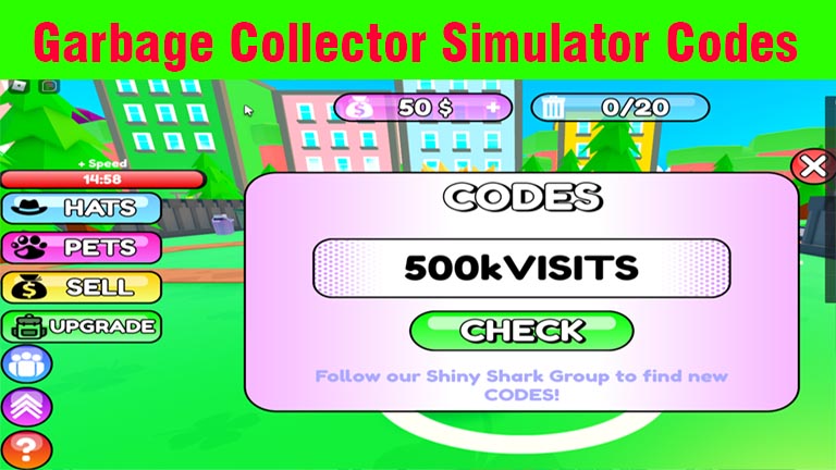 Garbage Collector Simulator Codes uppolice, Roblox Garbage Collector Simulator free pets, coins, cash, boost twitter codes