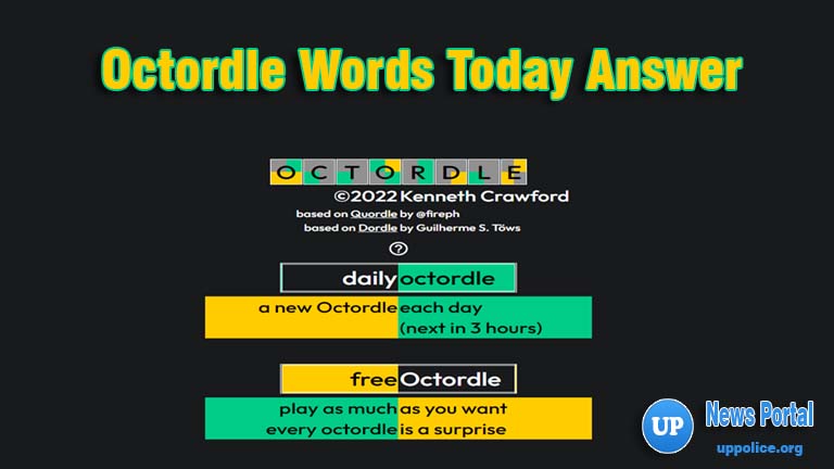 Octordle words today answer, Octordle game play, Octordle wordle, 8 Words Daily hints and solution