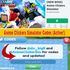 Roblox Anime Clickers Simulator Codes, Anime Clicker Simulator Roblox twitter Codes 2022 wiki