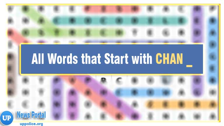 6 letter words that start with chan