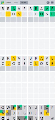 Quordle words today Answer (October 2022) Four wordle Puzzle at once