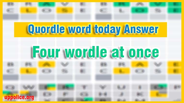 quordle word today answer, four wordle game, quordle answers, solution, hints today