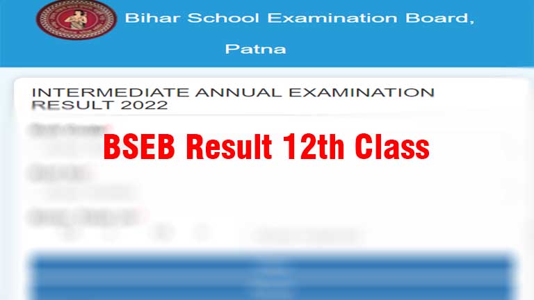 BSEB 12TH Result, Bihar board class 12th result 2022 download