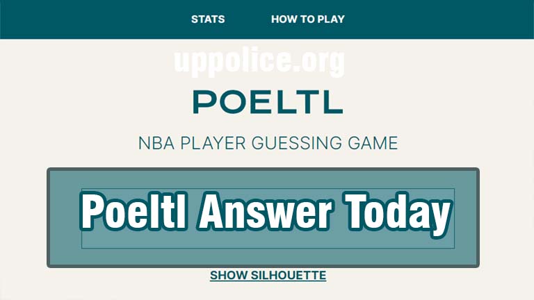 Poeltl Answer Today, wordle NBA Players version 