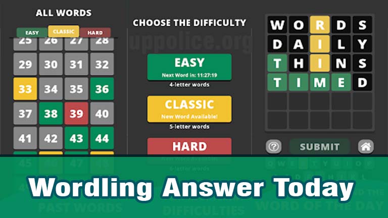Wordling Answer Today, Wordling 5 Letter word answer, 4 Letter word answer, 6 Letter word answer