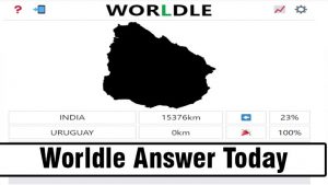 Worldle Answer Today (November 2022) All wordle geography game Answers