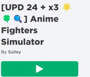 Roblox Anime Fighters Simulator Codes September 2022
