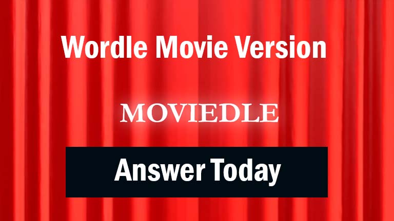 Moviedle Answer, Wordle Movie guessing game