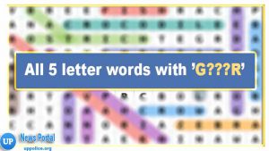 5 letter words that Start with G and End in R - Wordle Guide, G, A, M, E, R