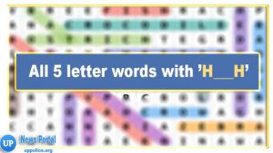 5 letter words starting with H and ending with H - Wordle Guide