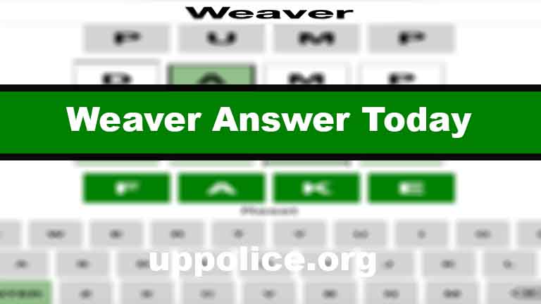 Weaver Answer, Weaver Word Ladder Game