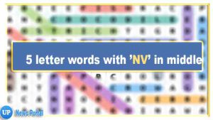 5 letter words with nv in middle